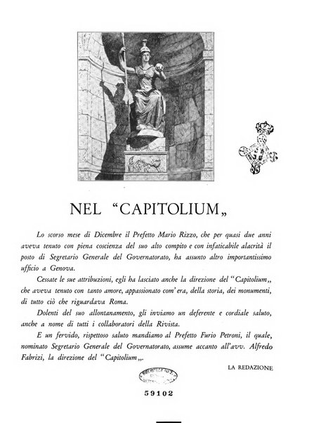 Capitolium rassegna di attività municipale