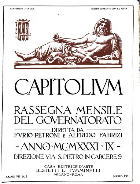 Capitolium rassegna di attività municipale