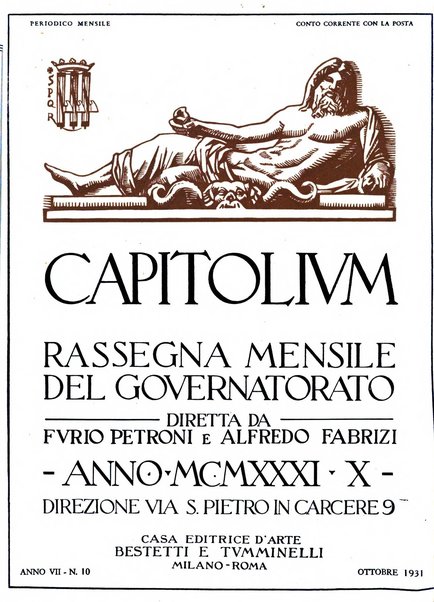 Capitolium rassegna di attività municipale