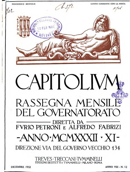 Capitolium rassegna di attività municipale