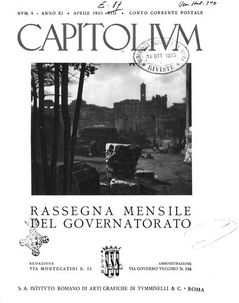 Capitolium rassegna di attività municipale