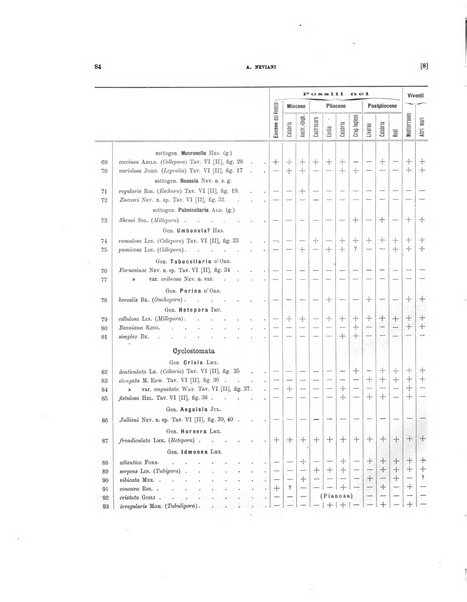 Palaeontographia Italica raccolta di monografie paleontologiche fondata da Mario Canavari nell'anno 1895