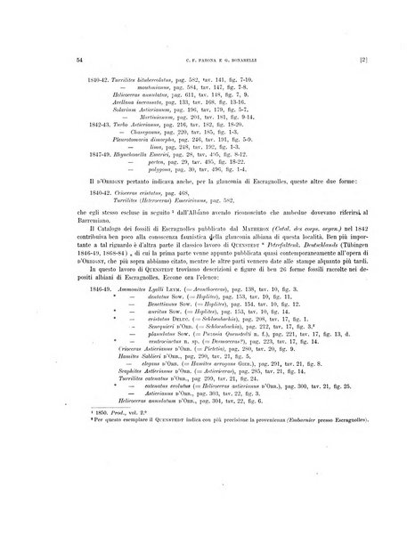 Palaeontographia Italica raccolta di monografie paleontologiche fondata da Mario Canavari nell'anno 1895