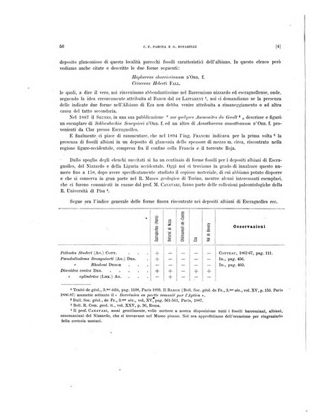 Palaeontographia Italica raccolta di monografie paleontologiche fondata da Mario Canavari nell'anno 1895