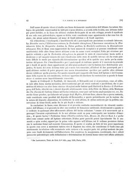 Palaeontographia Italica raccolta di monografie paleontologiche fondata da Mario Canavari nell'anno 1895