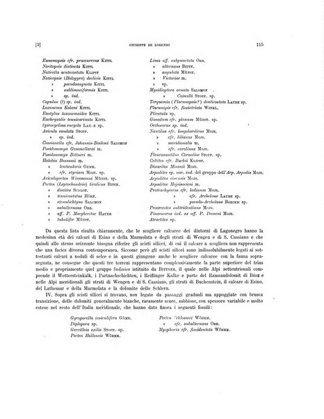 Palaeontographia Italica raccolta di monografie paleontologiche fondata da Mario Canavari nell'anno 1895