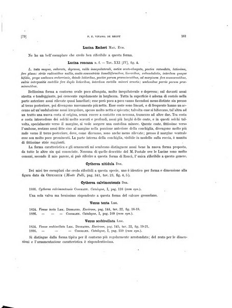 Palaeontographia Italica raccolta di monografie paleontologiche fondata da Mario Canavari nell'anno 1895