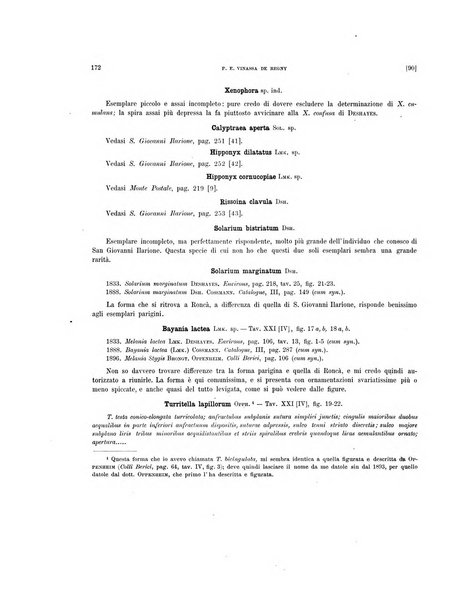 Palaeontographia Italica raccolta di monografie paleontologiche fondata da Mario Canavari nell'anno 1895