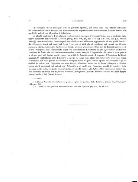 Palaeontographia Italica raccolta di monografie paleontologiche fondata da Mario Canavari nell'anno 1895