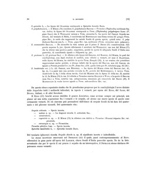 Palaeontographia Italica raccolta di monografie paleontologiche fondata da Mario Canavari nell'anno 1895