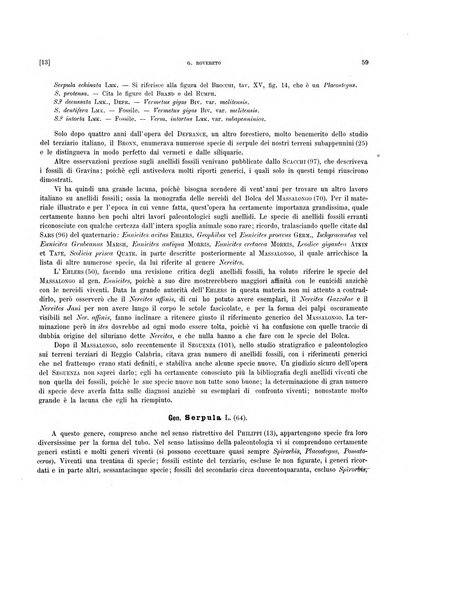 Palaeontographia Italica raccolta di monografie paleontologiche fondata da Mario Canavari nell'anno 1895