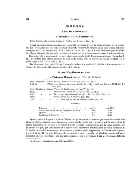 Palaeontographia Italica raccolta di monografie paleontologiche fondata da Mario Canavari nell'anno 1895