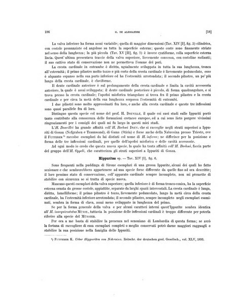 Palaeontographia Italica raccolta di monografie paleontologiche fondata da Mario Canavari nell'anno 1895