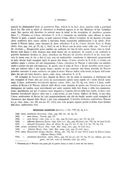 Palaeontographia Italica raccolta di monografie paleontologiche fondata da Mario Canavari nell'anno 1895