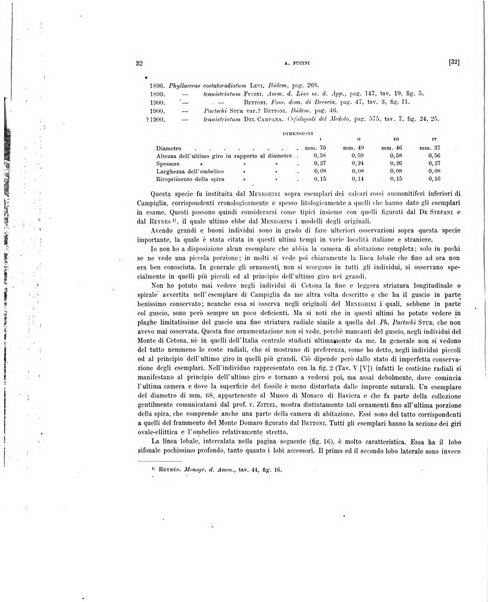 Palaeontographia Italica raccolta di monografie paleontologiche fondata da Mario Canavari nell'anno 1895