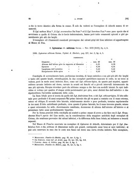 Palaeontographia Italica raccolta di monografie paleontologiche fondata da Mario Canavari nell'anno 1895