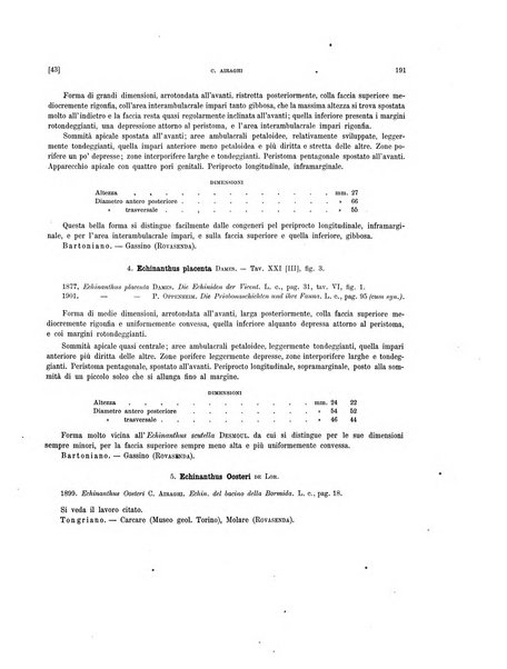 Palaeontographia Italica raccolta di monografie paleontologiche fondata da Mario Canavari nell'anno 1895