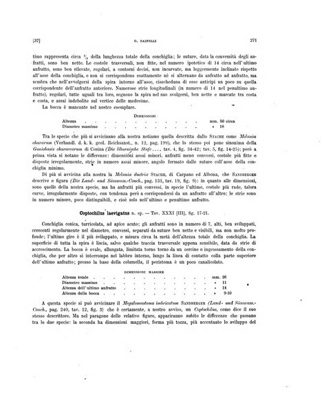 Palaeontographia Italica raccolta di monografie paleontologiche fondata da Mario Canavari nell'anno 1895