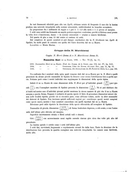 Palaeontographia Italica raccolta di monografie paleontologiche fondata da Mario Canavari nell'anno 1895