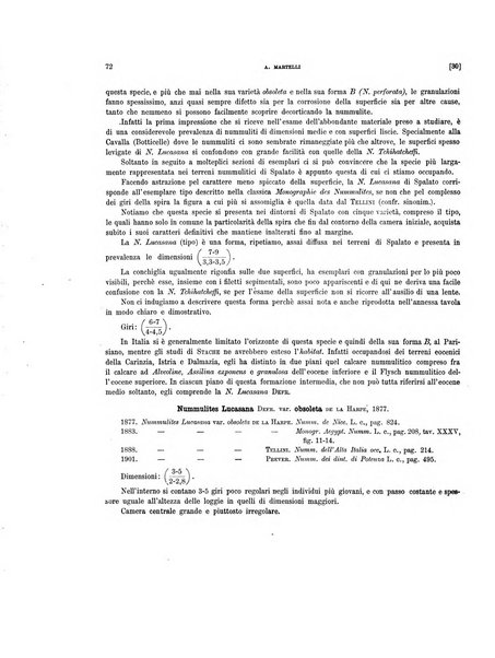 Palaeontographia Italica raccolta di monografie paleontologiche fondata da Mario Canavari nell'anno 1895