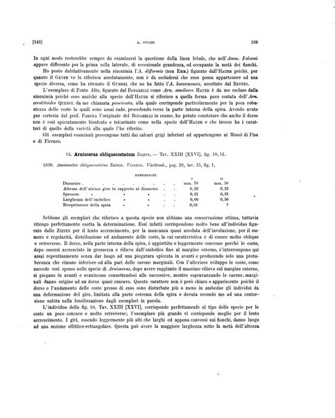 Palaeontographia Italica raccolta di monografie paleontologiche fondata da Mario Canavari nell'anno 1895