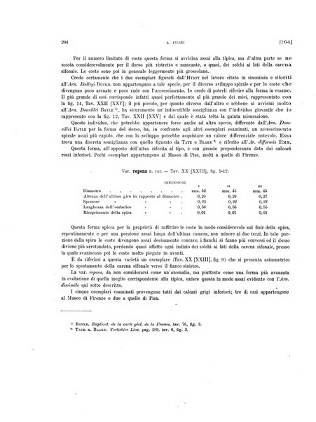 Palaeontographia Italica raccolta di monografie paleontologiche fondata da Mario Canavari nell'anno 1895