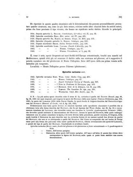 Palaeontographia Italica raccolta di monografie paleontologiche fondata da Mario Canavari nell'anno 1895