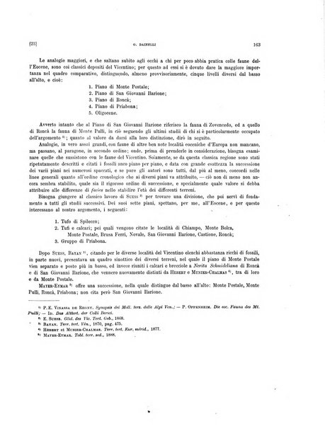 Palaeontographia Italica raccolta di monografie paleontologiche fondata da Mario Canavari nell'anno 1895