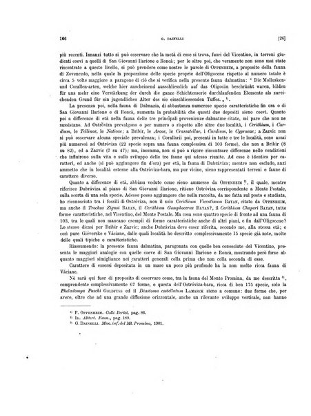 Palaeontographia Italica raccolta di monografie paleontologiche fondata da Mario Canavari nell'anno 1895