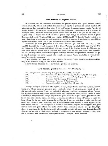 Palaeontographia Italica raccolta di monografie paleontologiche fondata da Mario Canavari nell'anno 1895