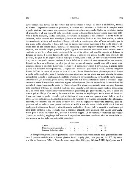 Palaeontographia Italica raccolta di monografie paleontologiche fondata da Mario Canavari nell'anno 1895