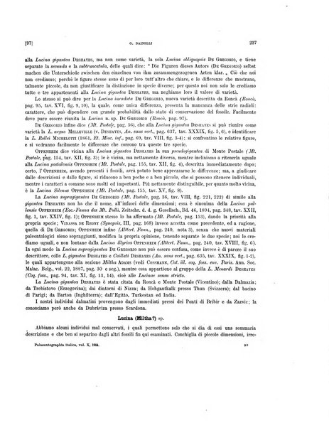 Palaeontographia Italica raccolta di monografie paleontologiche fondata da Mario Canavari nell'anno 1895