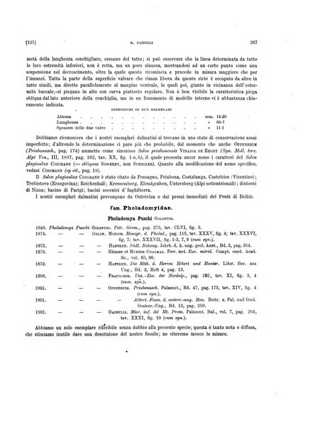 Palaeontographia Italica raccolta di monografie paleontologiche fondata da Mario Canavari nell'anno 1895