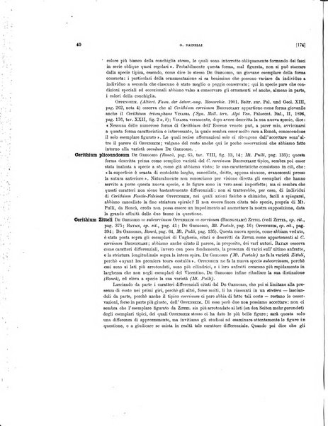 Palaeontographia Italica raccolta di monografie paleontologiche fondata da Mario Canavari nell'anno 1895