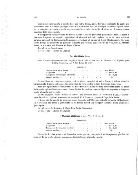 Palaeontographia Italica raccolta di monografie paleontologiche fondata da Mario Canavari nell'anno 1895