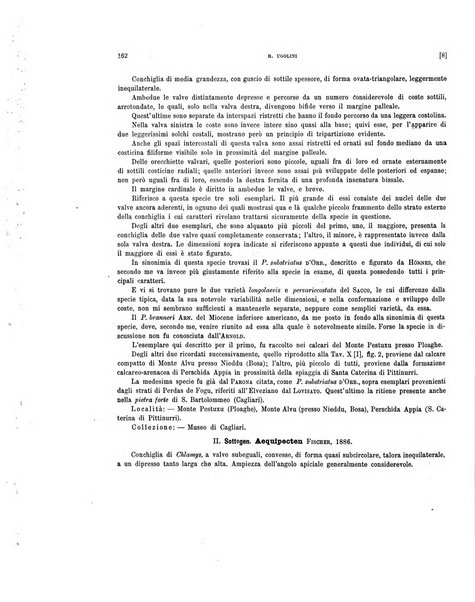 Palaeontographia Italica raccolta di monografie paleontologiche fondata da Mario Canavari nell'anno 1895