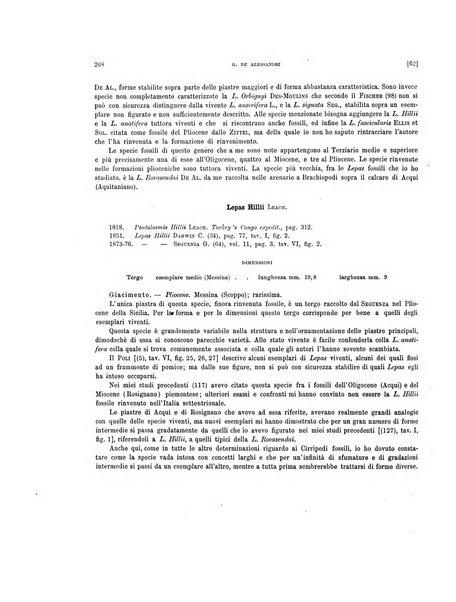 Palaeontographia Italica raccolta di monografie paleontologiche fondata da Mario Canavari nell'anno 1895