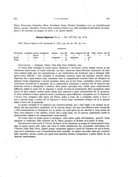 Palaeontographia Italica raccolta di monografie paleontologiche fondata da Mario Canavari nell'anno 1895