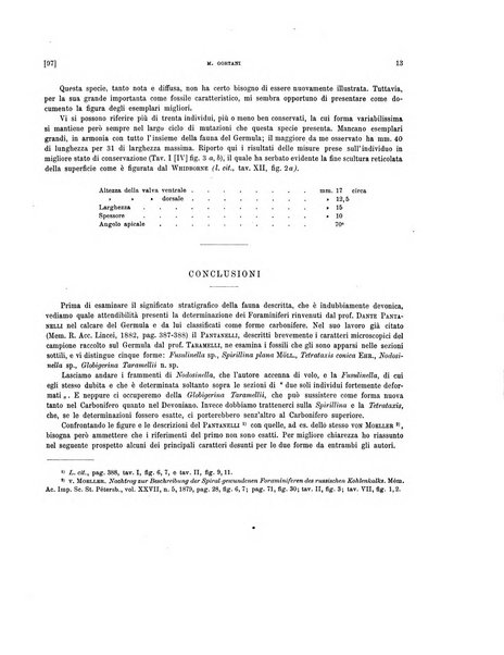 Palaeontographia Italica raccolta di monografie paleontologiche fondata da Mario Canavari nell'anno 1895