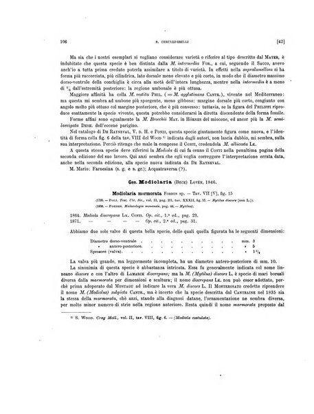 Palaeontographia Italica raccolta di monografie paleontologiche fondata da Mario Canavari nell'anno 1895