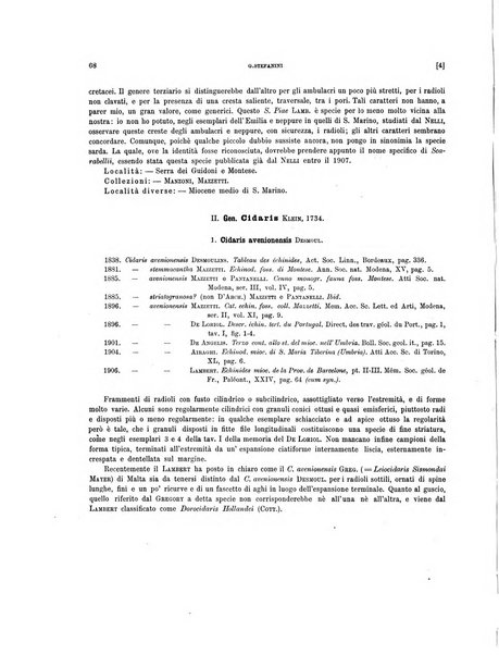 Palaeontographia Italica raccolta di monografie paleontologiche fondata da Mario Canavari nell'anno 1895