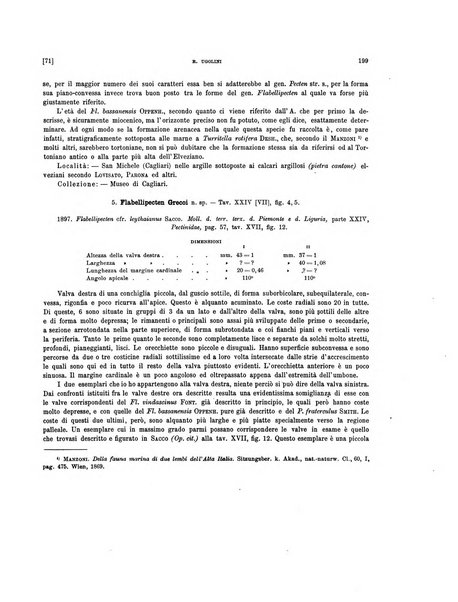 Palaeontographia Italica raccolta di monografie paleontologiche fondata da Mario Canavari nell'anno 1895