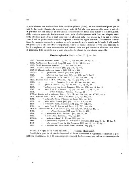 Palaeontographia Italica raccolta di monografie paleontologiche fondata da Mario Canavari nell'anno 1895