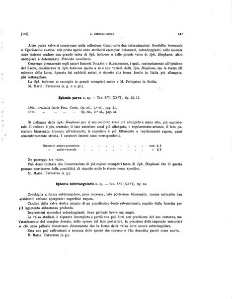 Palaeontographia Italica raccolta di monografie paleontologiche fondata da Mario Canavari nell'anno 1895