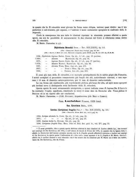 Palaeontographia Italica raccolta di monografie paleontologiche fondata da Mario Canavari nell'anno 1895