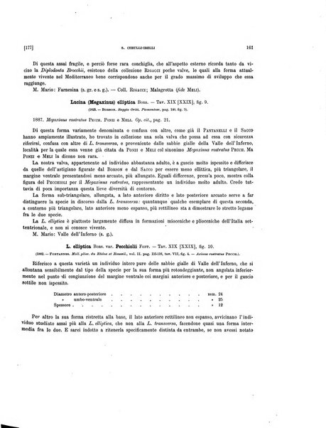 Palaeontographia Italica raccolta di monografie paleontologiche fondata da Mario Canavari nell'anno 1895