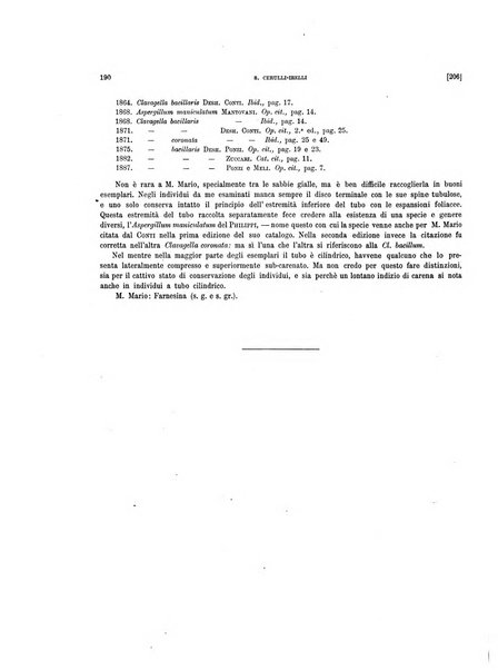 Palaeontographia Italica raccolta di monografie paleontologiche fondata da Mario Canavari nell'anno 1895