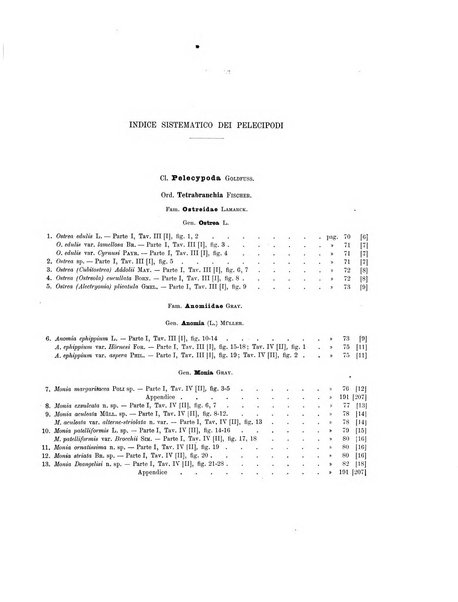 Palaeontographia Italica raccolta di monografie paleontologiche fondata da Mario Canavari nell'anno 1895