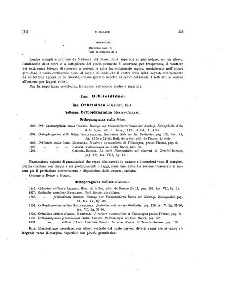 Palaeontographia Italica raccolta di monografie paleontologiche fondata da Mario Canavari nell'anno 1895