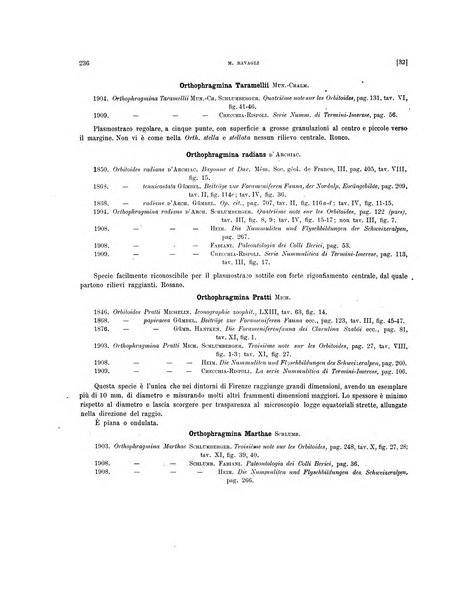 Palaeontographia Italica raccolta di monografie paleontologiche fondata da Mario Canavari nell'anno 1895